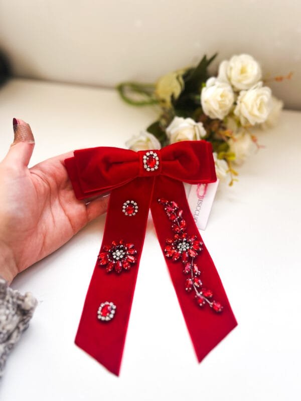 Laço Beatriz Vermelho - Imagem 2