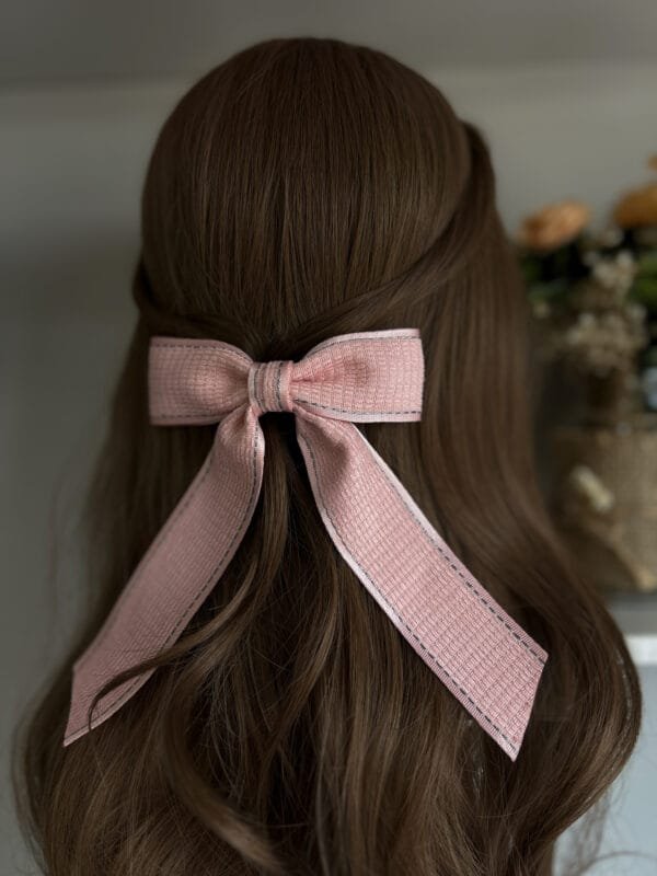 Laço Áurea Rosa Bebê - Imagem 2
