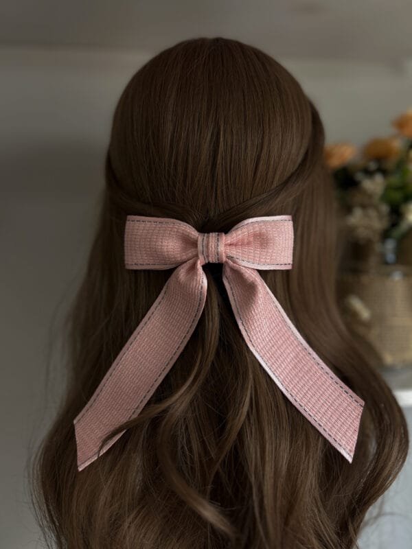 Laço Áurea Rosa Bebê - Imagem 3
