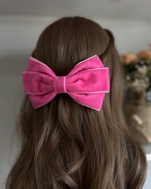 Laço Bárbara Mãe e Filha Pink - Imagem 2