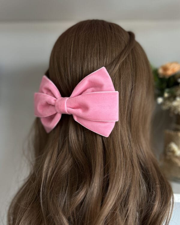 Laço Bárbara Mãe e Filha Rosa - Imagem 2